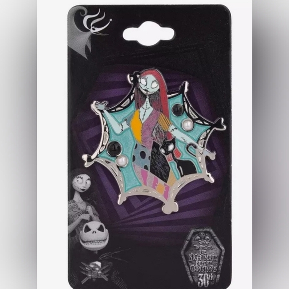 Disney Jewelry - Disney nightmare Before christmas sally pin nbc 30th new